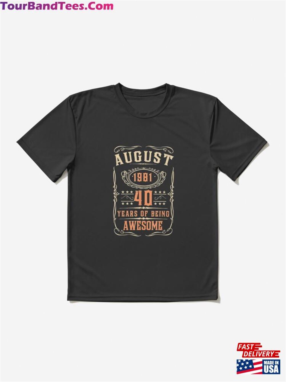 August Birthday Years Of Being Awesome Gift Active T-Shirt Unisex 29Uf115559 – Utopia Fashion