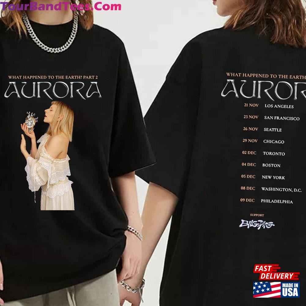 Aurora What Happened To The Earth Part Tour Shirt Fan Classic T-Shirt 29Uf103087 – Utopia Fashion