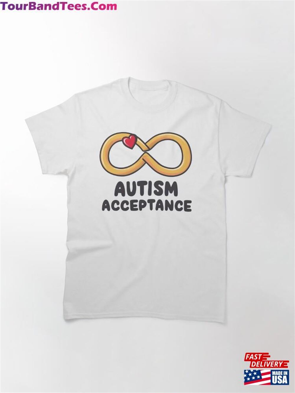 Autism Awareness Acceptance Colerful Infinity Classic T-Shirt Sweatshirt Unisex 29Uf097680 – Utopia Fashion