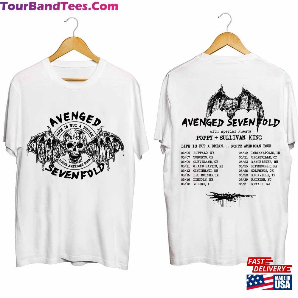 Avenged Sevenfold Life Is But A Dream North American Tour Shirt Band Fan Classic Sweatshirt 29Uf097934 – Utopia Fashion