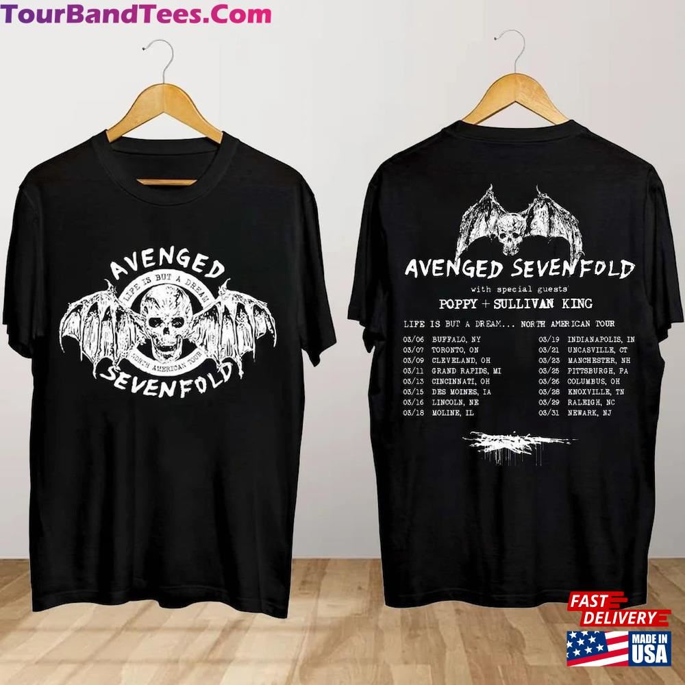 Avenged Sevenfold Life Is But A Dream Tour T-Shirt Concert Shirt Classic 29Uf092205 – Utopia Fashion