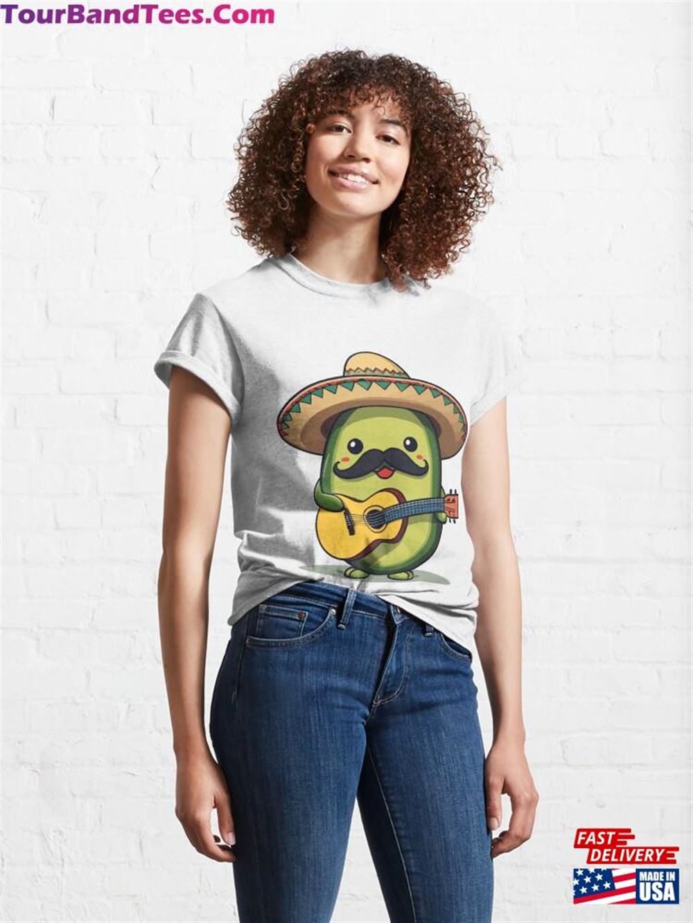 Avocado Mexican Mariachi Guitar Fiesta Classic T-Shirt 29Uf117474 – Utopia Fashion