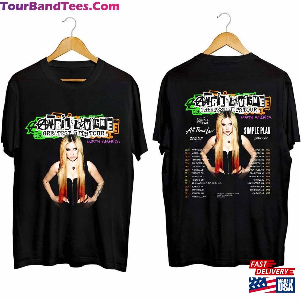 Avril Lavigne Tour Shirt Fan Greatest Hits T-Shirt Unisex 29Uf107123 – Utopia Fashion