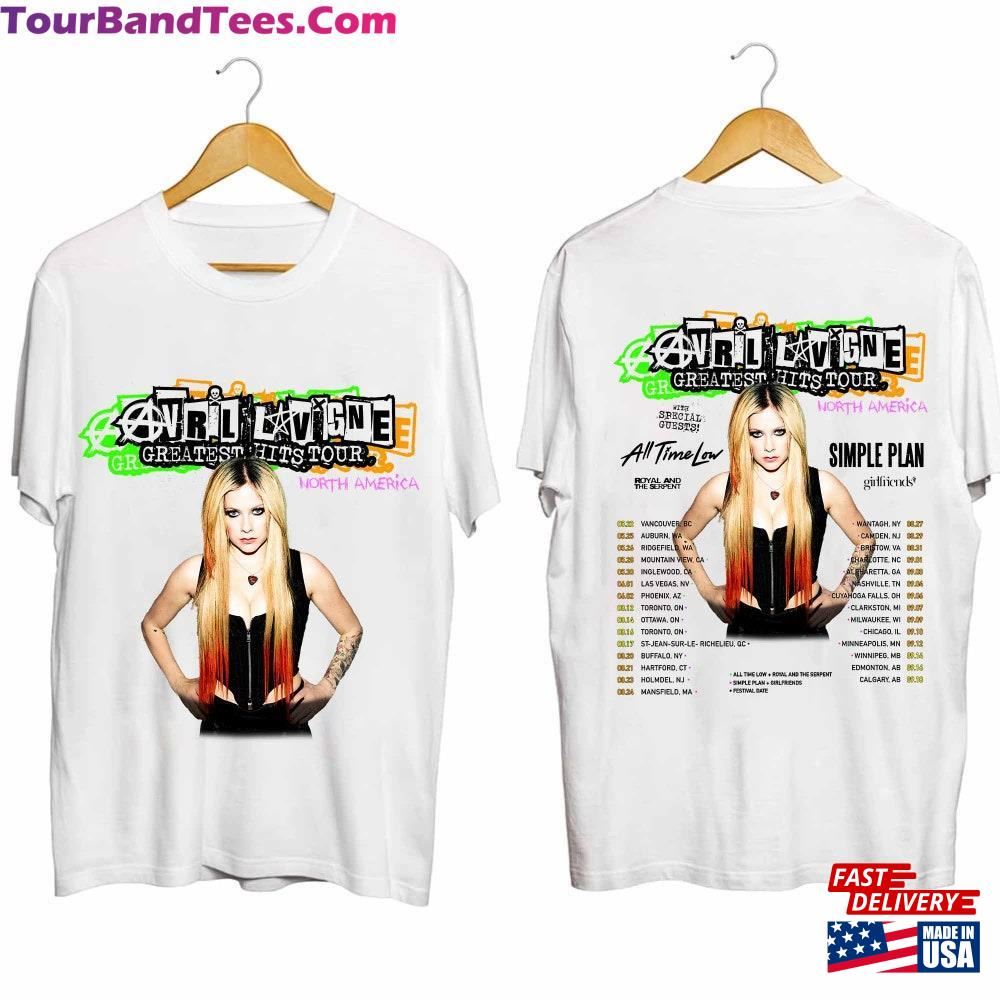 Avril Lavigne Tour Shirt Fan Greatest Hits T-Shirt Unisex 29Uf107123 – Utopia Fashion