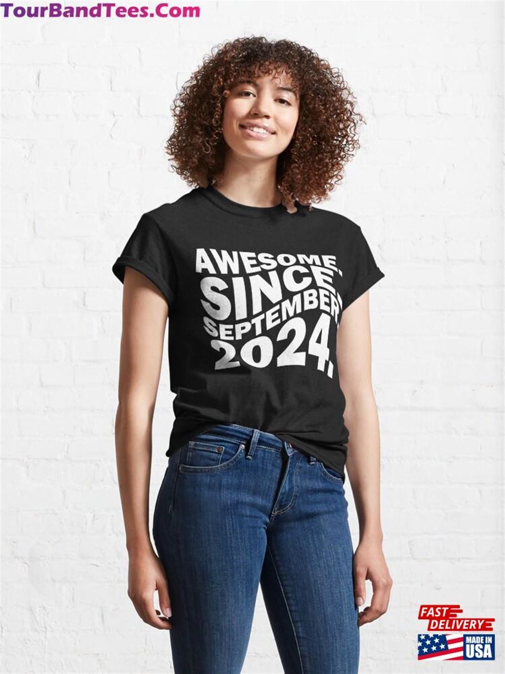 Awesome Since September Classic T-Shirt Unisex 29Uf106369 – Utopia Fashion