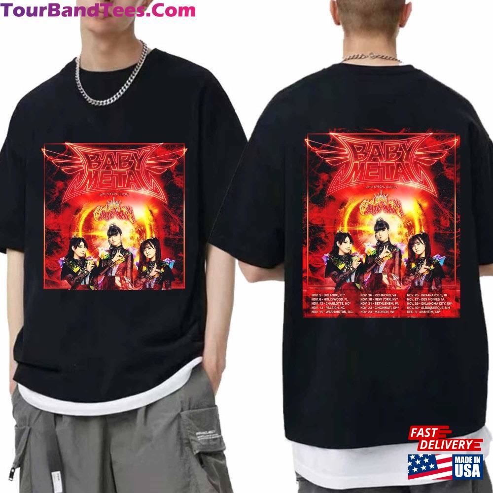 Babymetal Fall Tour Shirt Band Fan Concert Classic Unisex 29Uf112478 – Utopia Fashion