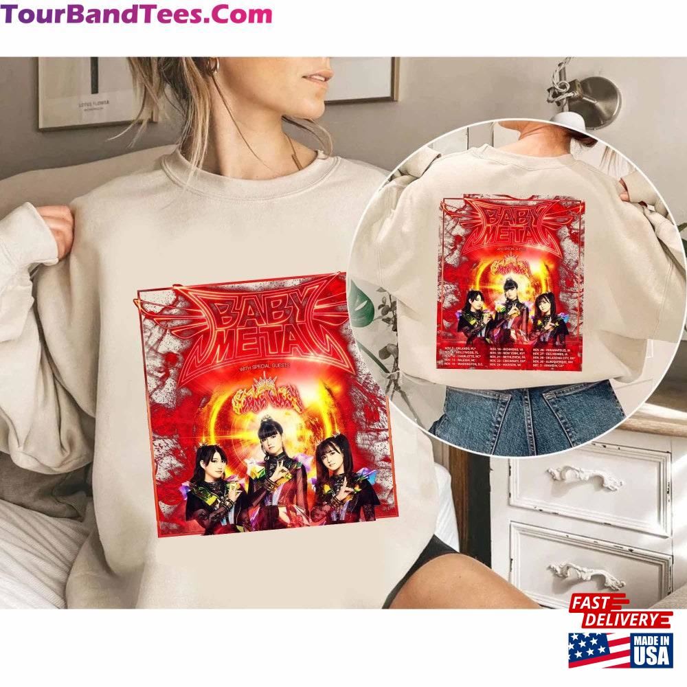 Babymetal Fall Tour Shirt Band Fan Concert Classic Unisex 29Uf112478 – Utopia Fashion