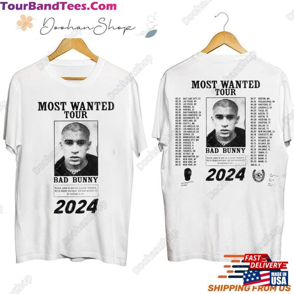 Bad Bunny Shirt Most Wanted Tour T-Shirt Sweatshirt Unisex 29Uf101485 – Utopia Fashion