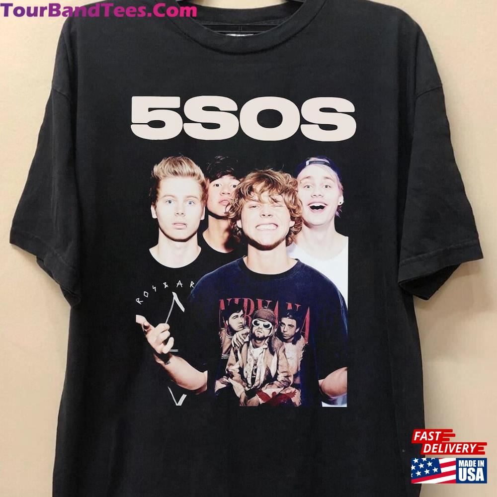 Band Seconds Of Summer Graphic Tee Retro 5Sos Unisex Shirt The Show Tour Classic 29Uf116931 – Utopia Fashion