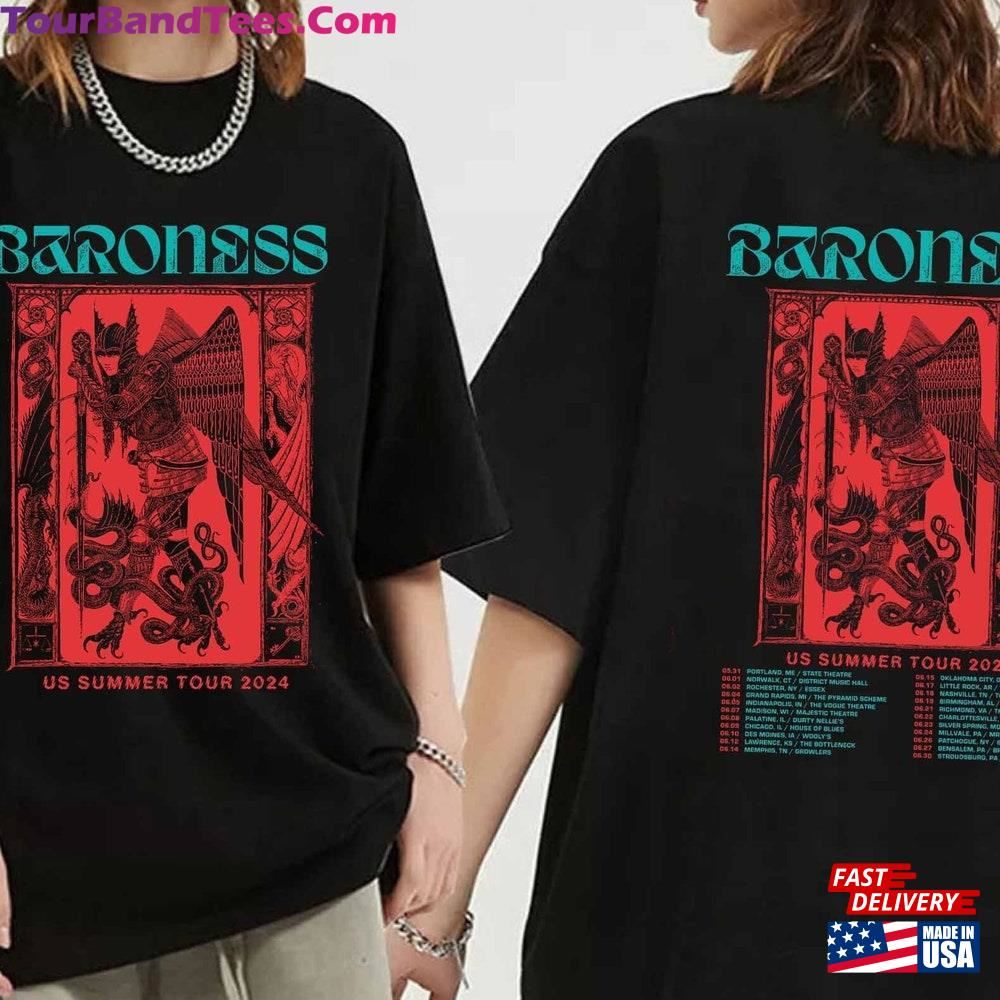 Baroness Us Summer Tour Shirt Band Fan Classic Unisex 29Uf096288 – Utopia Fashion