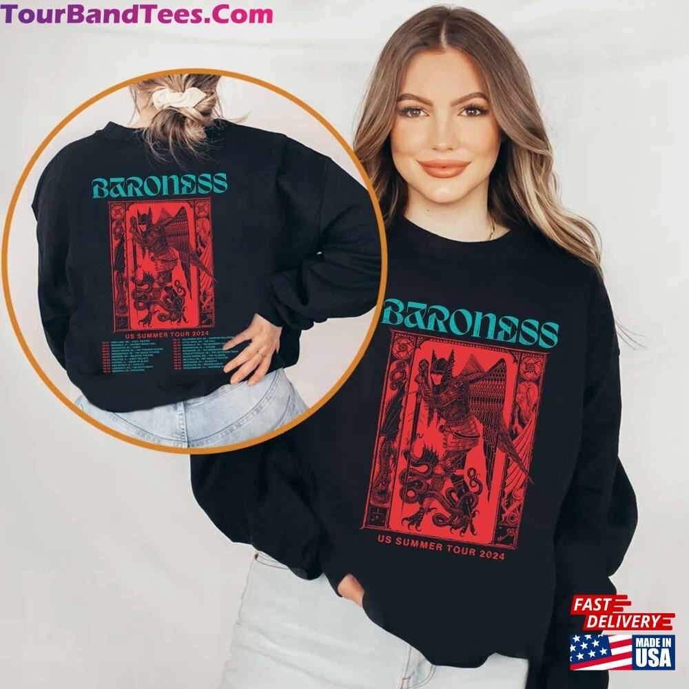 Baroness Us Summer Tour Shirt Band Fan Sweatshirt Unisex 29Uf107089 – Utopia Fashion