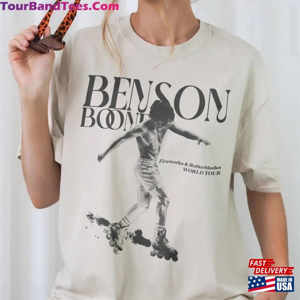 Bb Fireworks And Rollerblades World Tour Shirt Boone Concert Tee Beautiful Things Hoodie T-Shirt 29Uf112015 – Utopia Fashion