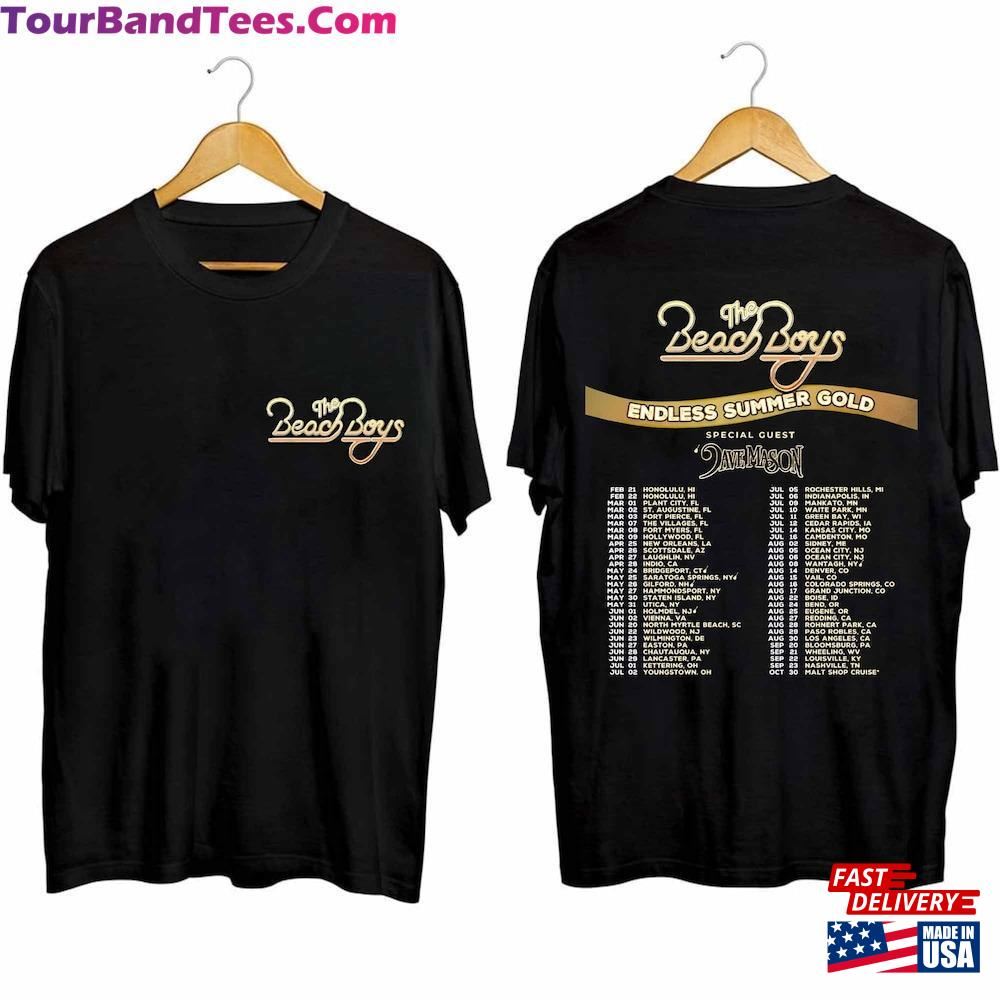 Beach Boys Endless Summer Gold Tour Shirt Band Fan T-Shirt Classic 29Uf116168 – Utopia Fashion