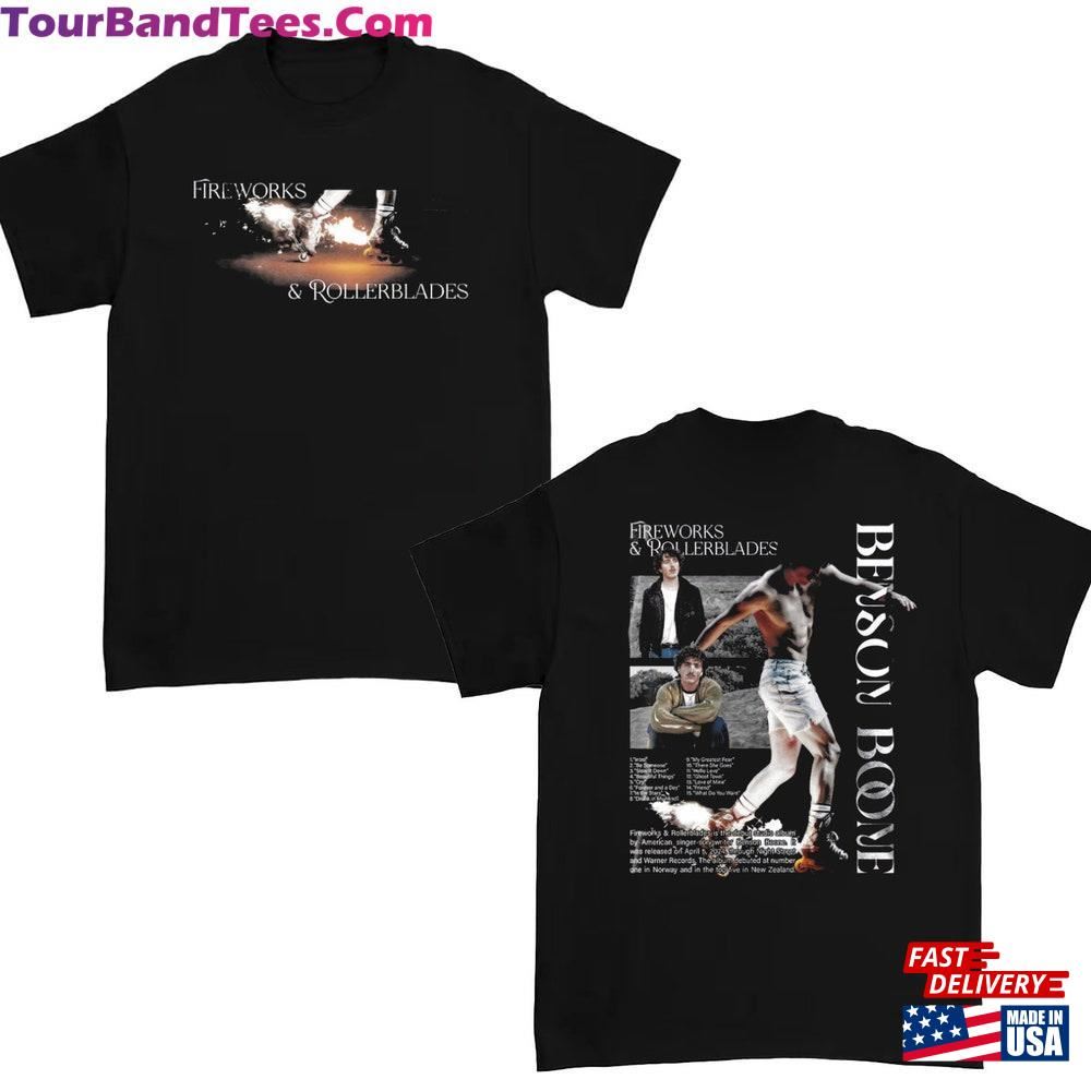 Benson Boone Fireworks And Rollerblades World Tour Unisex T Shirt T-Shirt Classic 29Uf096385 – Utopia Fashion