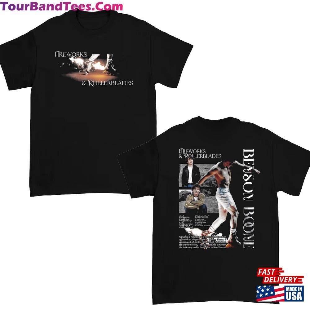 Benson Boone Fireworks And Rollerblades World Tour Unisex T Shirt T-Shirt Hoodie 29Uf096330 – Utopia Fashion