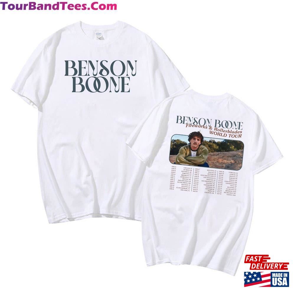 Benson Boone Fireworks And Rollerblades World Tour Shirt Concert Tee Beautiful Things Sweatshirt Hoodie 29Uf116228 – Utopia Fashion