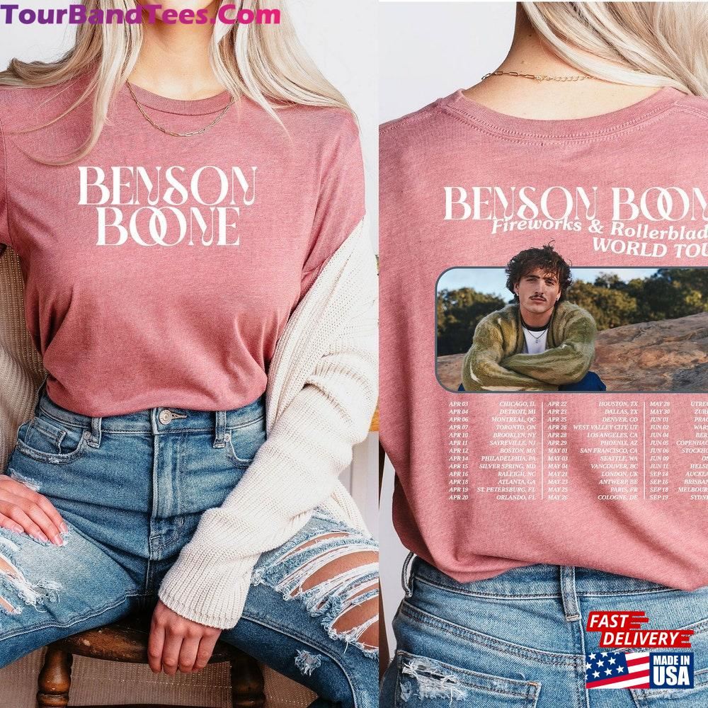 Benson Boone Shirt Fireworks And Rollerblades World Tour Sweatshirt Merch Hoodie Classic 29Uf101787 – Utopia Fashion