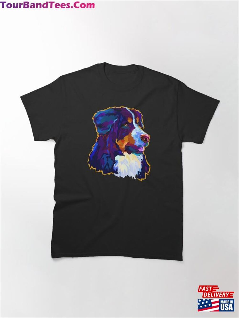 Bernese Mtn Dog Pop Art Classic T-Shirt Hoodie 29Uf106422 – Utopia Fashion