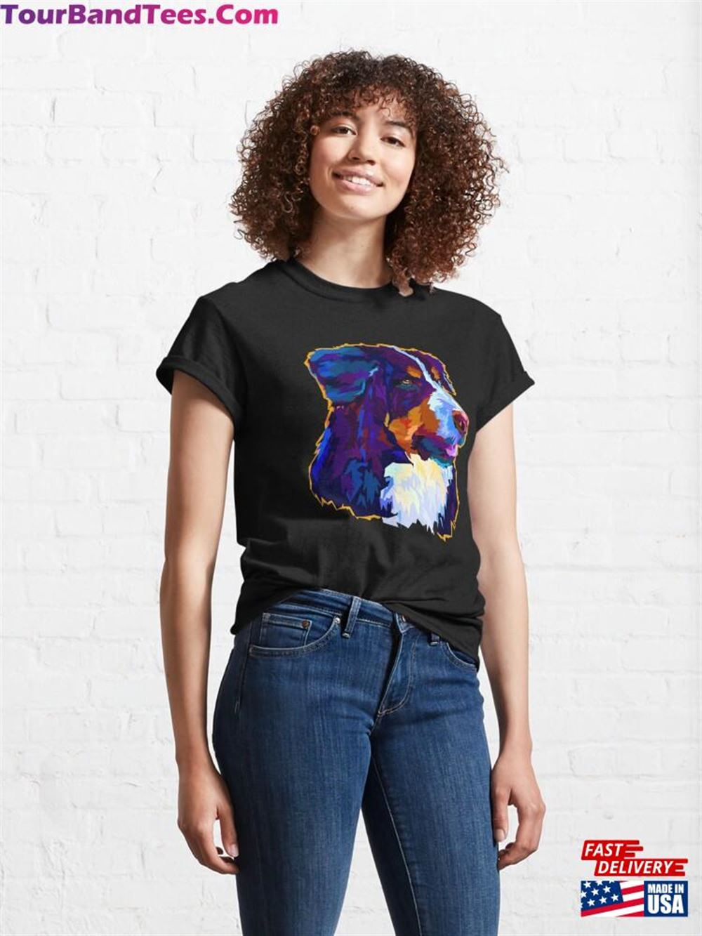 Bernese Mtn Dog Pop Art Classic T-Shirt Hoodie 29Uf106422 – Utopia Fashion