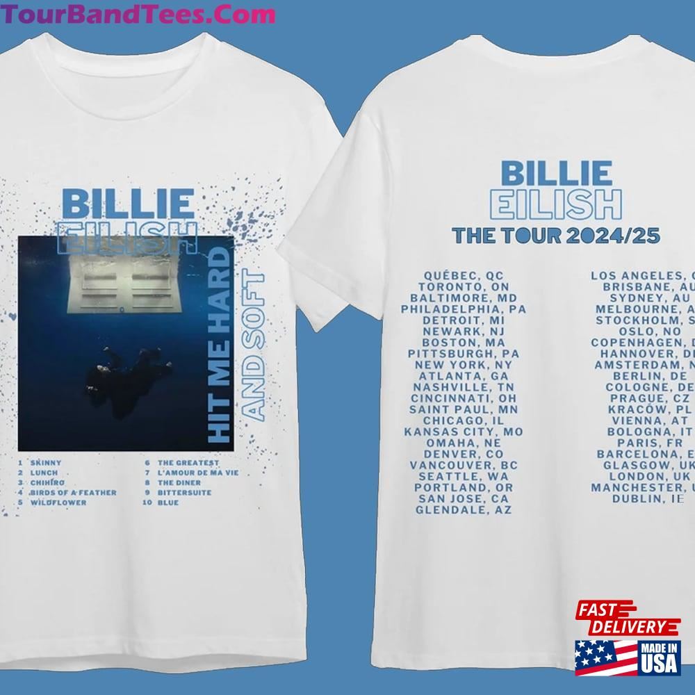 Billie Eilish Hit Me Hard And Soft World Tour T-Shirt Sweatshirt 29Uf107170 – Utopia Fashion