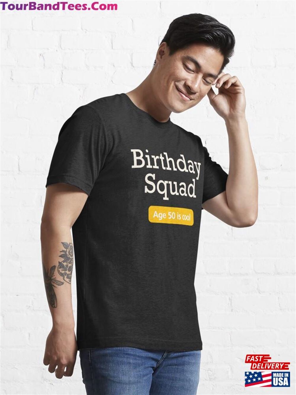 Birthday Squad Age Is Cool Essential T-Shirt Sweatshirt Classic 29Uf115674 – Utopia Fashion