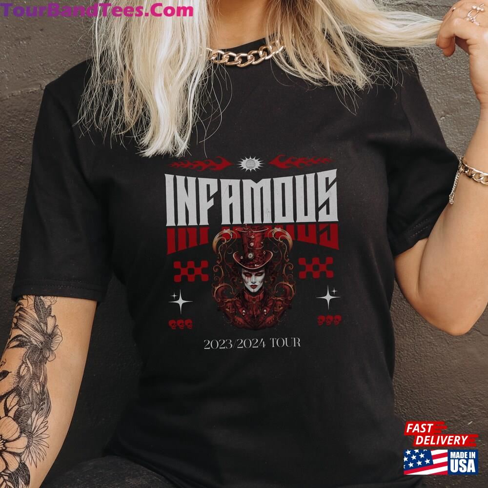 Black Limited Edition Infamous Tour Unisex T-Shirt The Show Merchandise Hoodie 29Uf112995 – Utopia Fashion