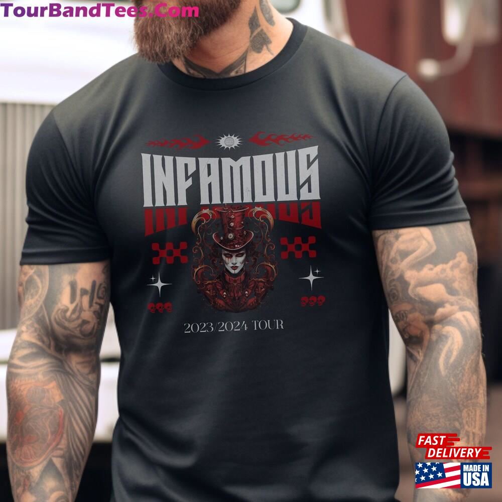 Black Limited Edition Infamous Tour Unisex T-Shirt The Show Merchandise Hoodie 29Uf112995 – Utopia Fashion