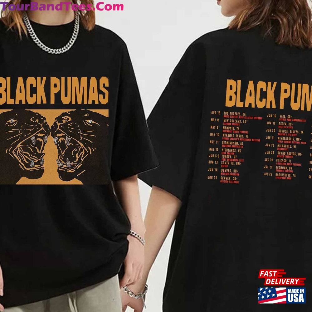 Black Pumas Tour Shirt Band Fan For Classic Unisex 29Uf096292 – Utopia Fashion