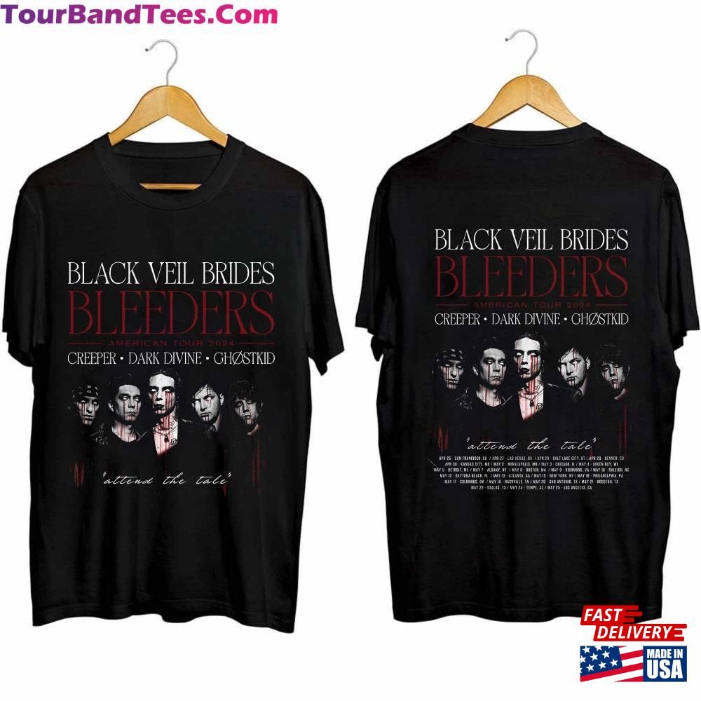 Black Veil Brides Tour Shirt Band Fan Bleeders Us Sweatshirt Classic 29Uf106210 – Utopia Fashion