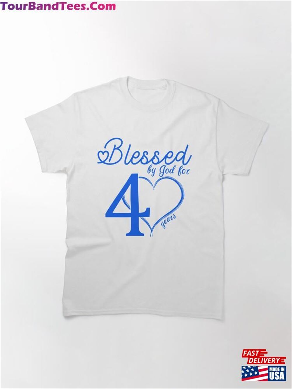 Blessed By God For Years Happy 40Th Mother Father Birthday Adult Fortieth Blue Shirt Unisex Sweatshirt 29Uf116081 – Utopia Fashion