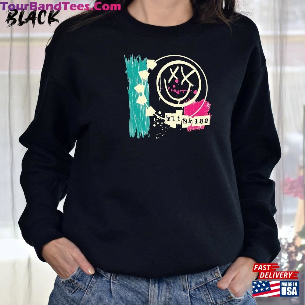 Blink Sweatshirt Smile Face Sweater Retro Crewneck Unisex Classic 29Uf112887 – Utopia Fashion