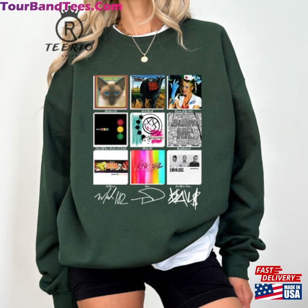 Blink World Tour Shirt Vintage Tee Band Classic Sweatshirt 29Uf093096 – Utopia Fashion