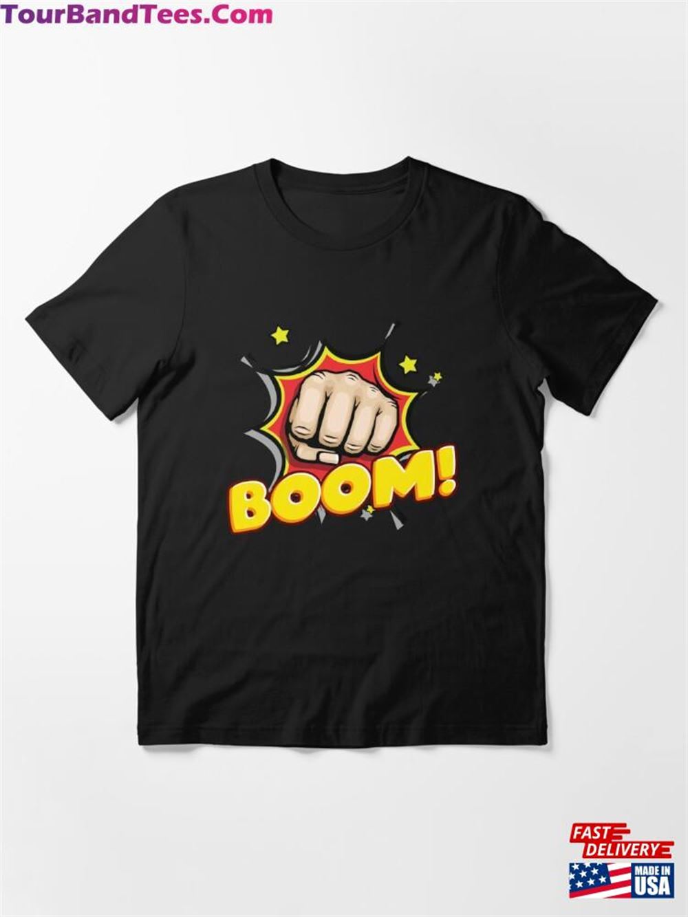 Boom! Punch Boom Cartoon Funny Pop Art Design T-Shirt Sweatshirt 29Uf092198 – Utopia Fashion