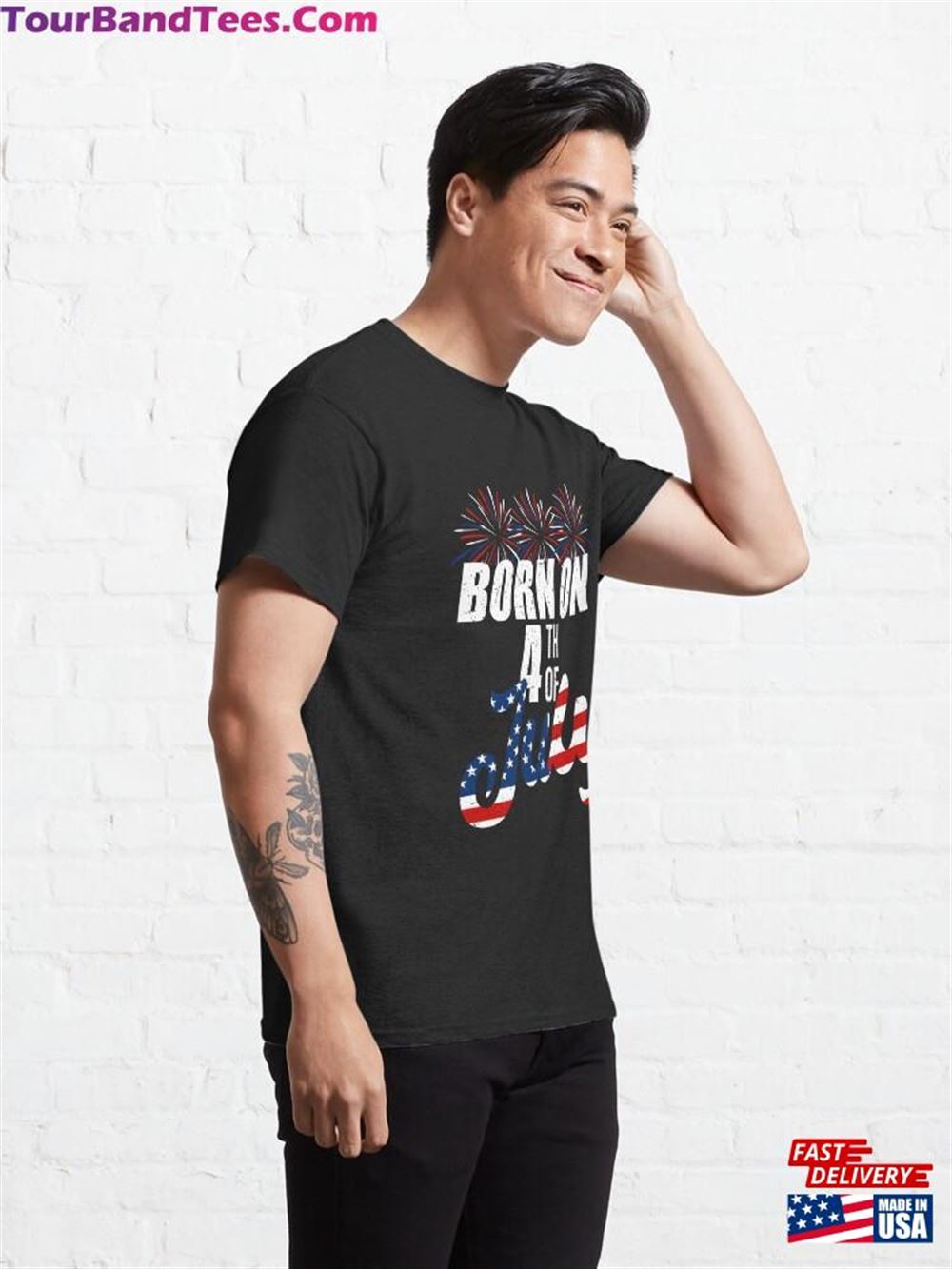 Born On 4Th Of July Shirt Family Shirts T-Shirt Classic 29Uf116588 – Utopia Fashion