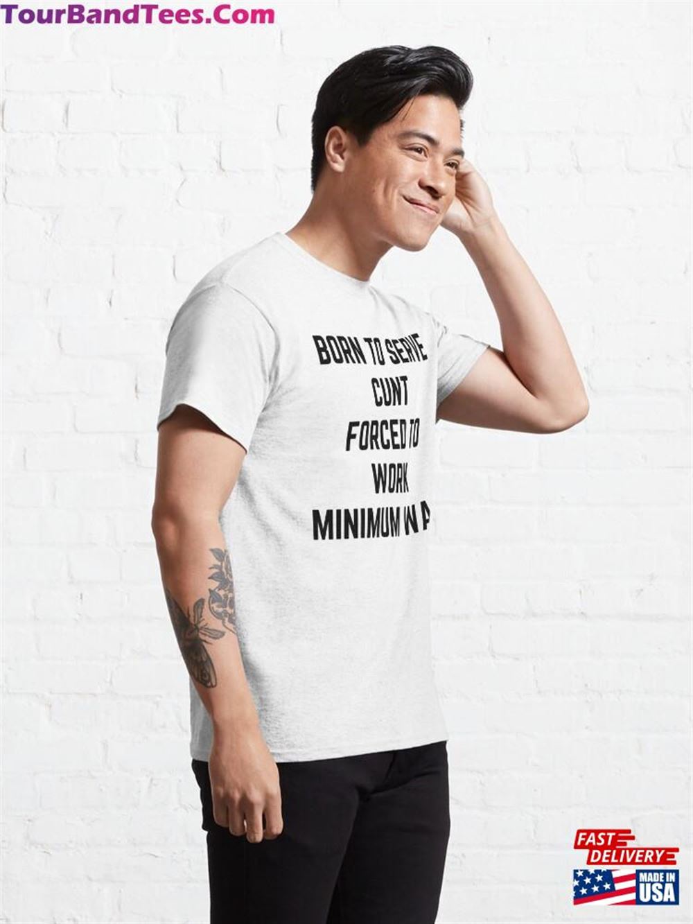 Born To Serve Classic T-Shirt Unisex 29Uf117712 – Utopia Fashion