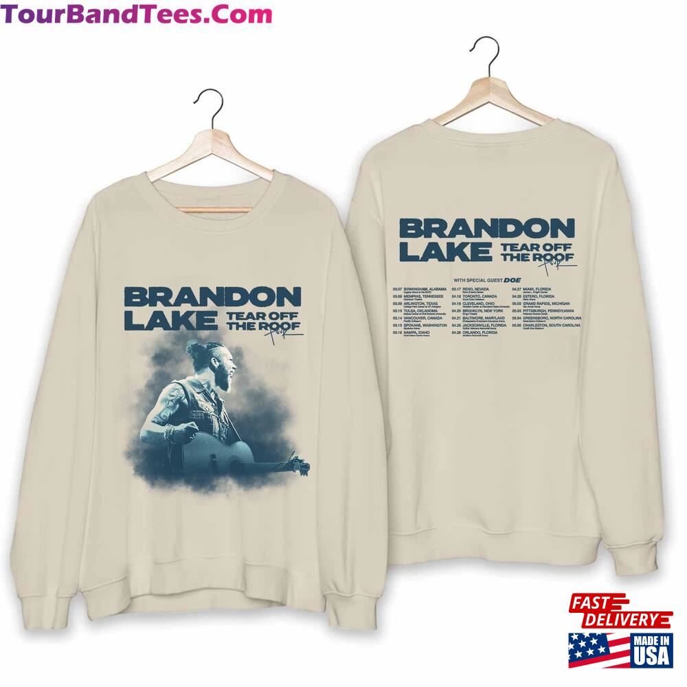 Brandon Lake Tear Off The Roof Tour Shirt Fan Gift Sweatshirt T-Shirt 29Uf115975 – Utopia Fashion