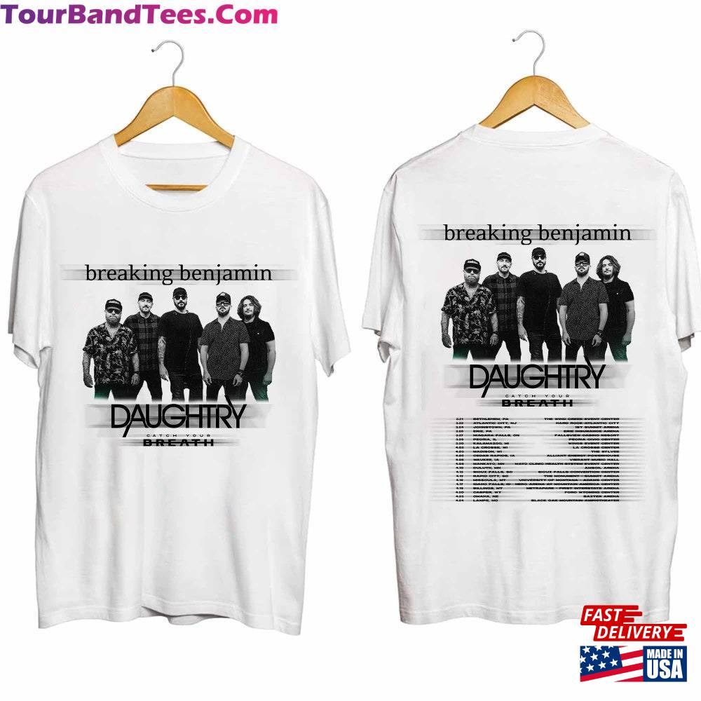 Breaking Benjamin Catch Your Breath Us Tour Shirt Concert Fan Gift Unisex T-Shirt 29Uf098095 – Utopia Fashion