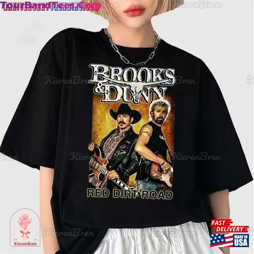 Brooks And Dunn Shirt Country Music Band Unisex T-Shirt 29Uf092623 – Utopia Fashion