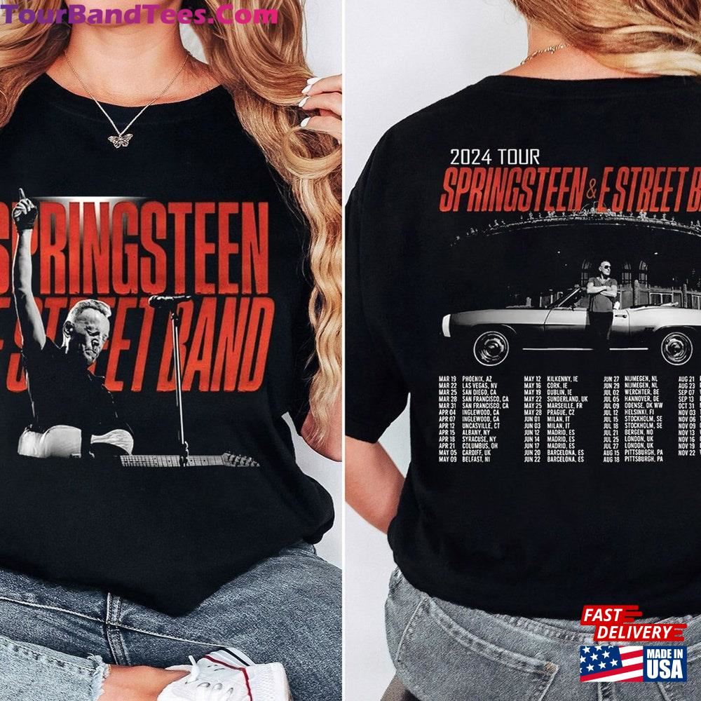 Bruce Springsteen Tour Shirt E Street Band And Unisex Hoodie 29Uf106623 – Utopia Fashion