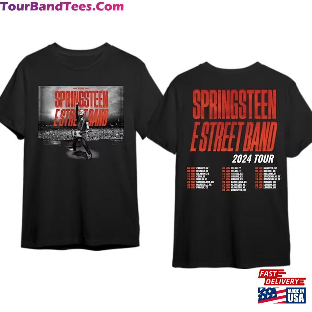 Bruce Springsteen And E Street Band Uk Europe Tour Shirt Fan Classic T-Shirt 29Uf115789 – Utopia Fashion