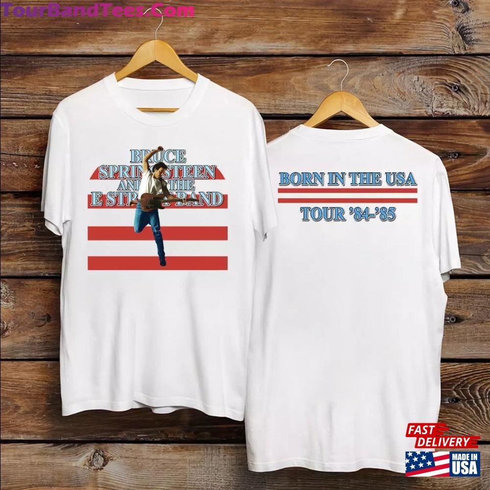 Bruce Springsteen Born In The Usa World Tour T-Shirt Fan Shirt Classic Hoodie 29Uf117366 – Utopia Fashion