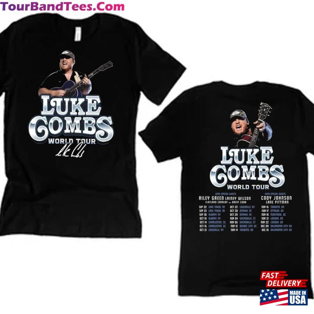 Bullhead Luke Combs Tour Shirt Unisex T-Shirt 29Uf116048 – Utopia Fashion