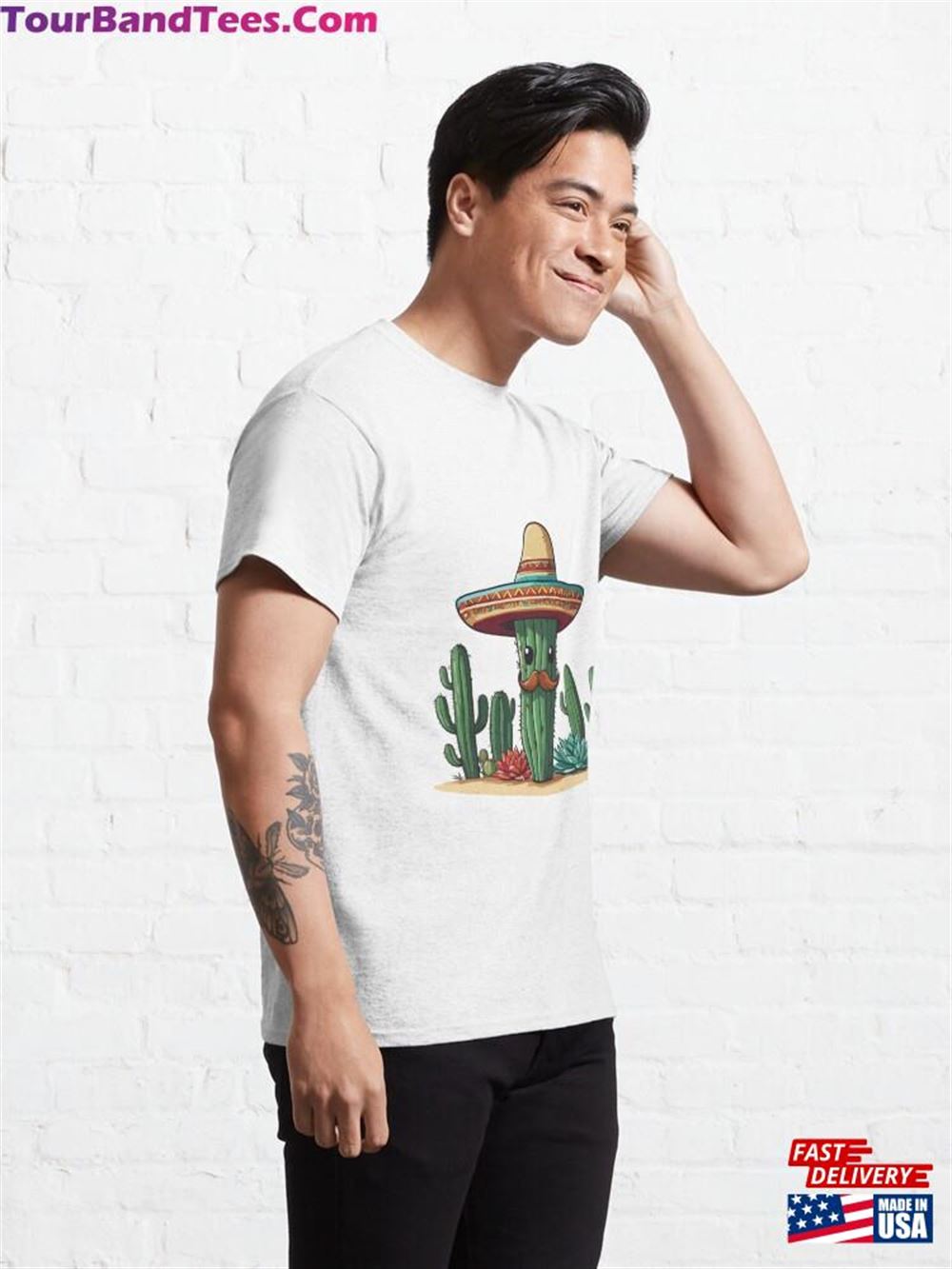 Cactus Fiesta Mexican Holiday Funny Classic T-Shirt Unisex 29Uf111309 – Utopia Fashion