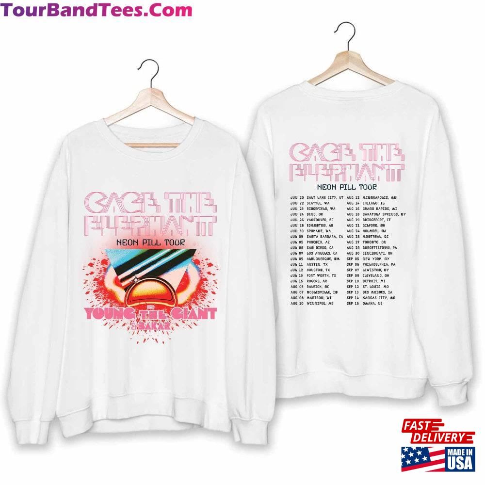 Cage The Elephant Neon Pill Tour Shirt Fan Unisex Hoodie 29Uf117890 – Utopia Fashion