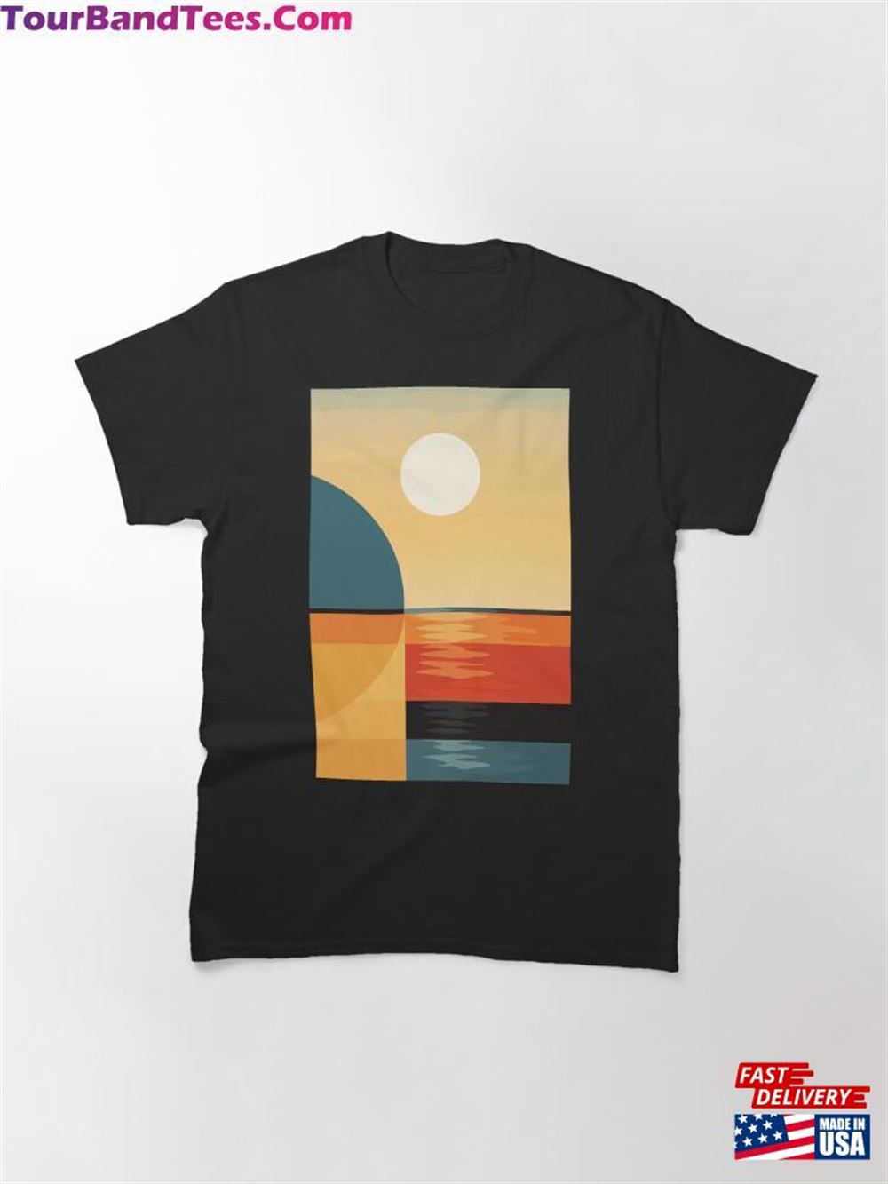 Cali Sunrise Classic T-Shirt Unisex 29Uf116034 – Utopia Fashion