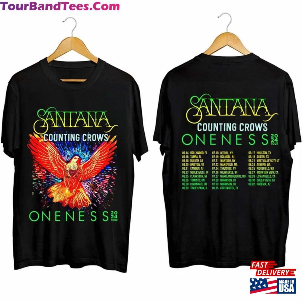 Carlos Santana And Counting Crows Shirt The Oneness Tour Fan T-Shirt Sweatshirt 29Uf106797 – Utopia Fashion