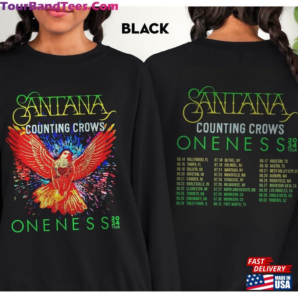 Carlos Santana T-Shirt The Oneness Tour Tee Sound Of Collective Consciousness Sweatshirt Classic 29Uf116910 – Utopia Fashion