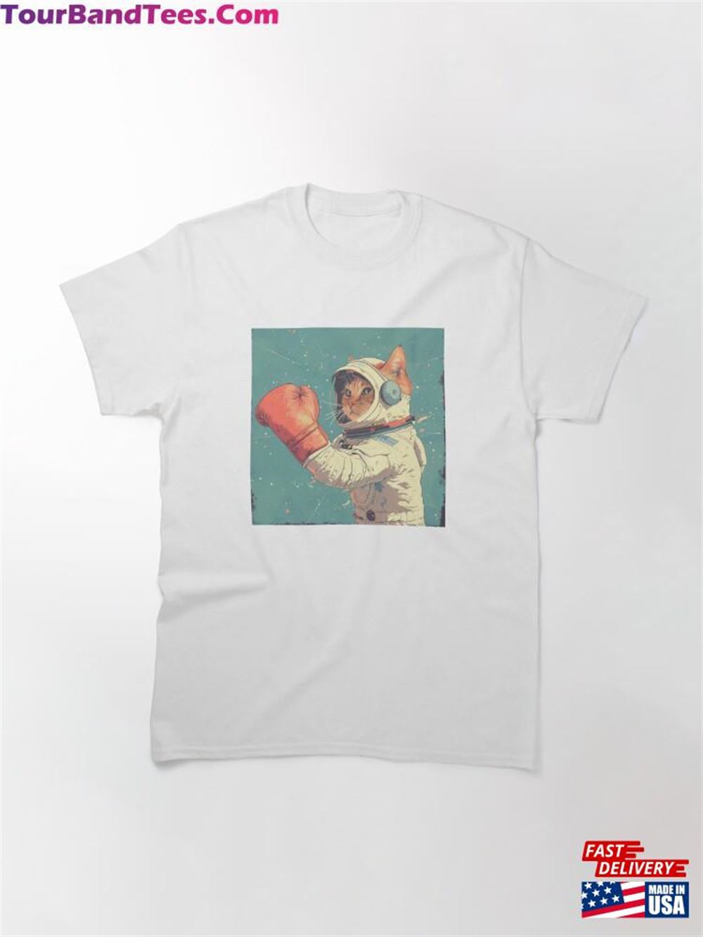 Cat Astronaut Kitty Boxer Space Classic T-Shirt 29Uf096729 – Utopia Fashion