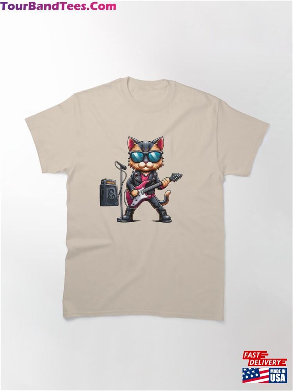 Cat Guitarist In Concert Classic T-Shirt Hoodie 29Uf106752 – Utopia Fashion