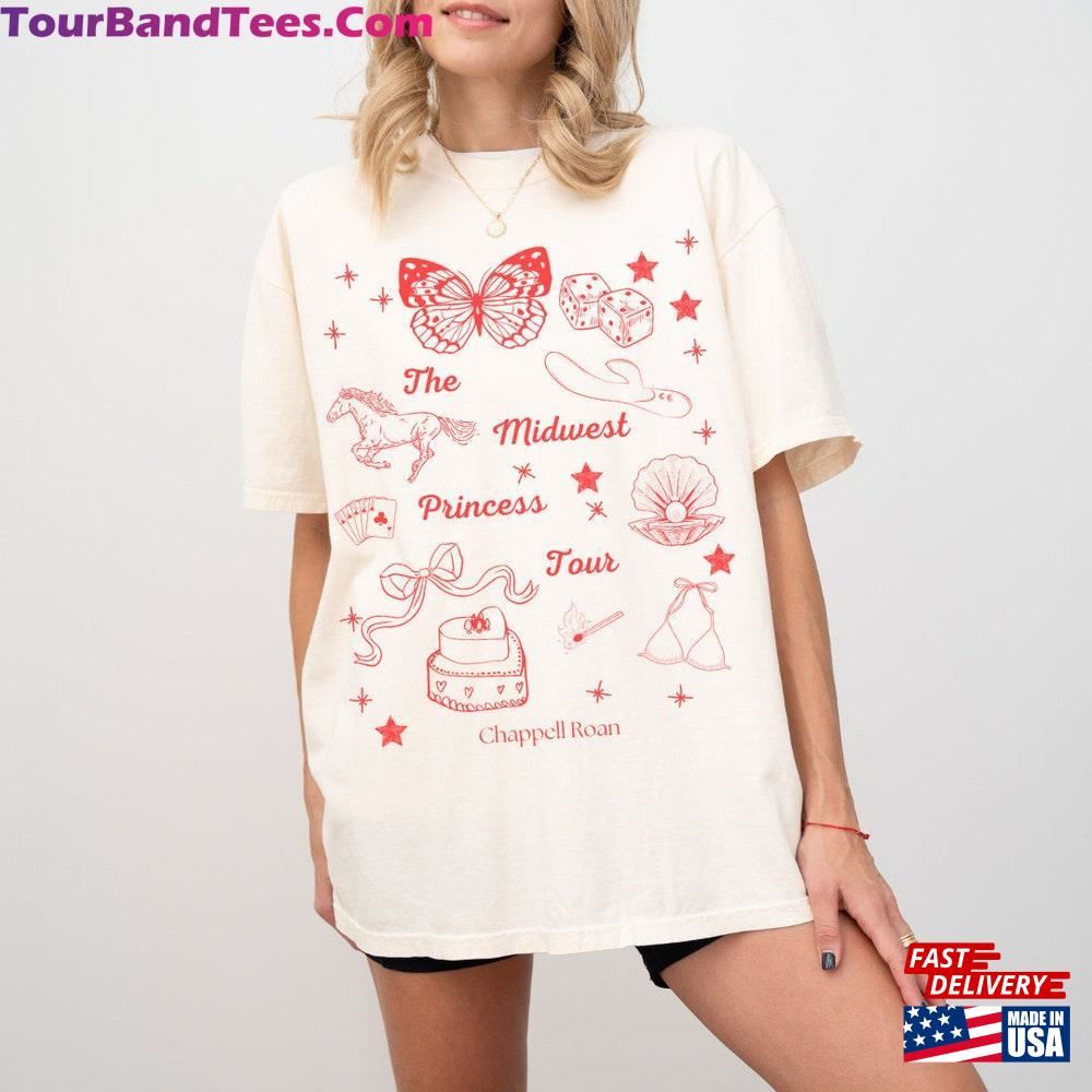 Chappell Roan T-Shirt Midwest Princess Tour Oversized Tee Wlw Queer Shirt Merch Sweatshirt 29Uf106625 – Utopia Fashion